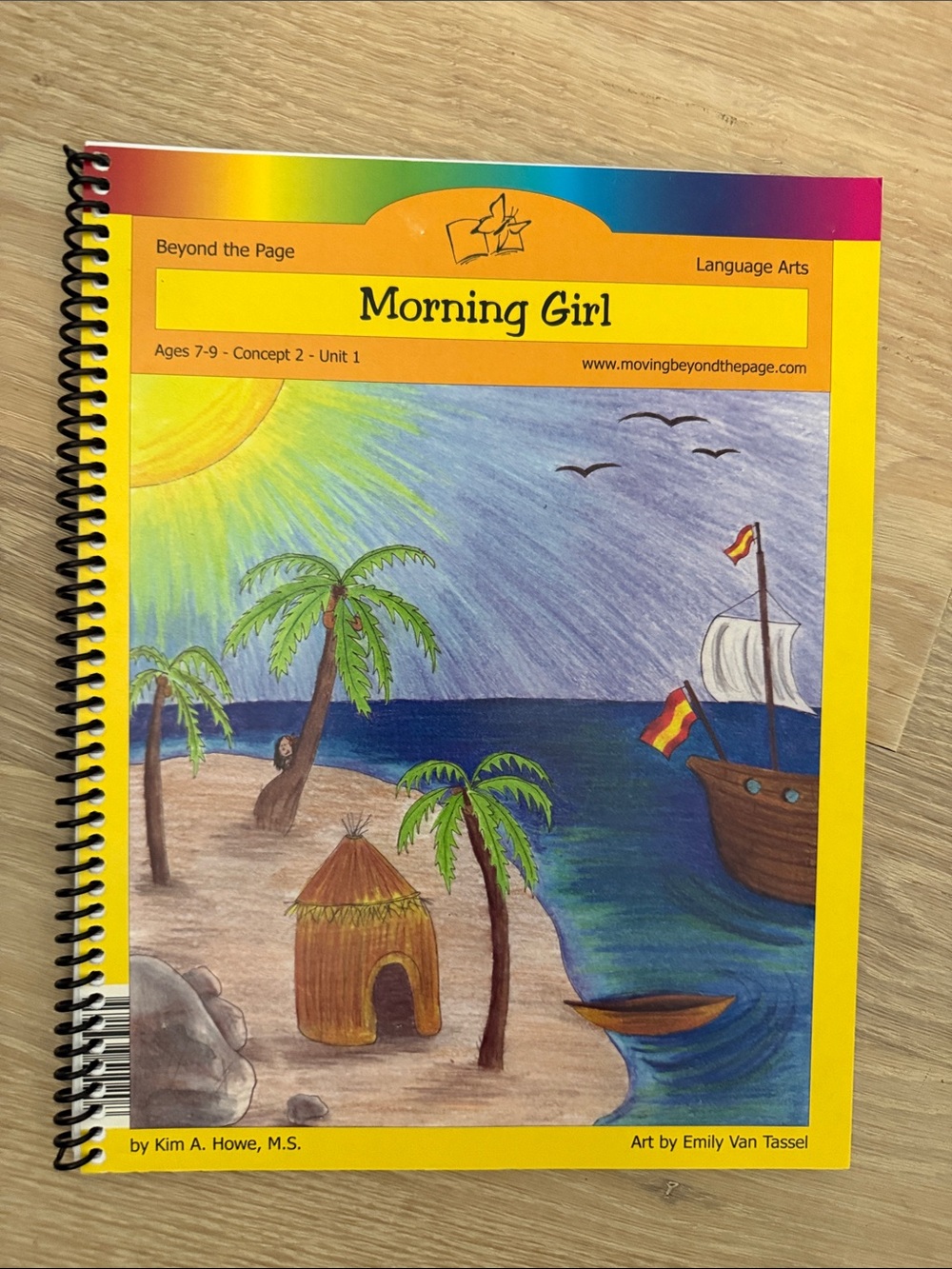 MBTP 7-9 Morning Girl Language Arts Workbook/ Guide